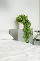 Retrograde 32" Realistic Light Green Fake Pothos Ivy Plant - Large Silk Artificial Hanging Plant for Indoor Home Office Decor