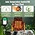 Greenhouse Heater with Thermostat, Fast Heating, Auto Power Control, Over Temperature Protection, Greenhouse Heater for Winter Plants, for Grow Tent, Green House, Flower Room, Patio