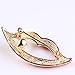 Reizteko Crystal Rhinestones Brooch Pin Fashion Girl Jewelry Brooches Pins (Lip with Pearl)