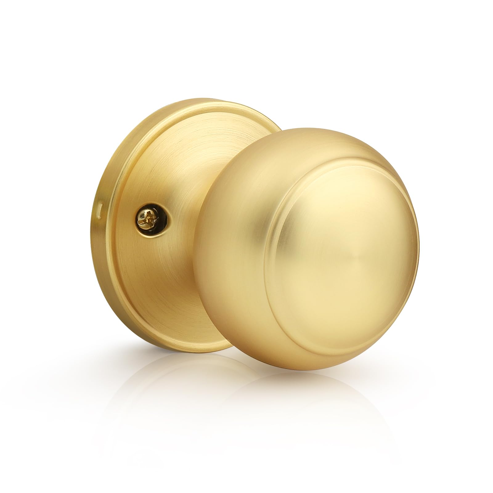 Brushed Nickel Dummy Door Knobs - 2 Pack -9