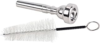 ERINGOGO trumpet mouthpiece brush baritone mouthpiece trumpet hardware Mouthpiece Cleaning Brush trumpet mouthpiece for high notes mouthpiece puller Bullet Shape Mouthpiece 7c small Whistle