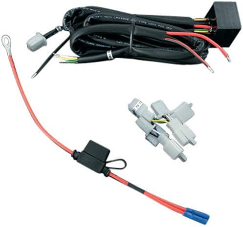 Kuryakyn 7673 Accesorio para motocicleta cableado de remolque Plug & Play con arnés de relé para motocicletas Honda Gold Wing GL1800 2001-10, color