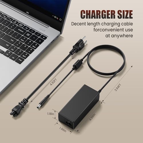 Laptop Charger for HP EliteBook 745 820 840 850 G1 G2; Probook 430 440 450 455 G1 G2; HP G42 G50 G56 G60 G61 G62 G71 G72 Power Supply Cord