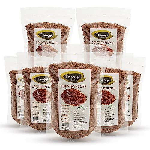 Image of Thanjai Natural 7kg Sugarcane Jaggery Powder / Country Brown Sugar / Naatu Sakkarai / - Organically Processed 100% Natural