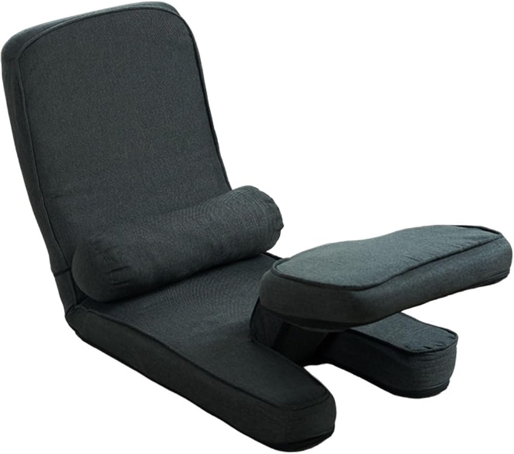 Silla plegable para sofá perezoso ajustable: tumbona interior de salón y dormitorio