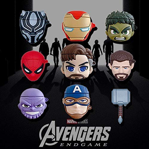 Marvel Superheros Iron Man AirPods Case Protective Cover Soft