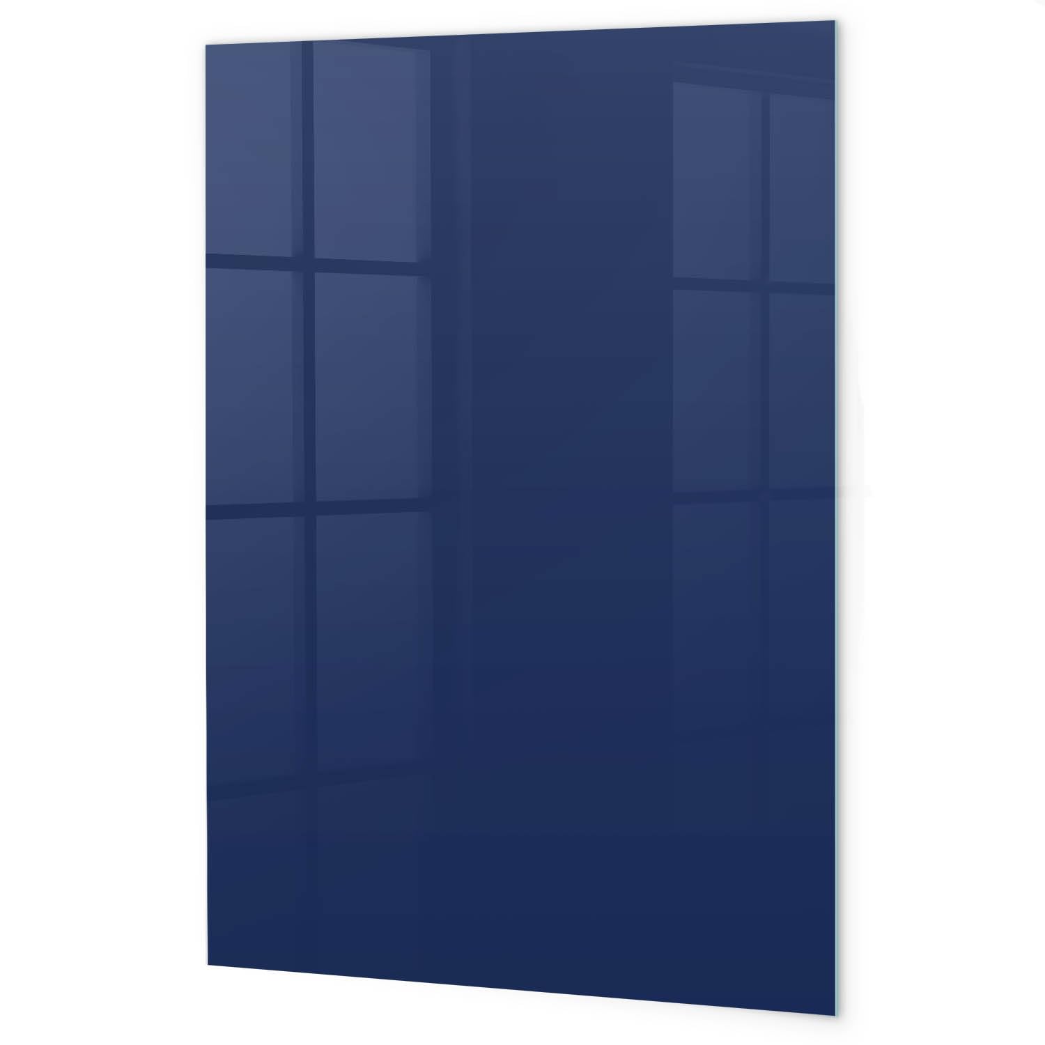 Tableau magnétique avec impression 60x120 cm | Couleur bleu marine