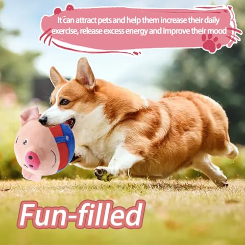 HBSFBH Interaktives Hundespielzeug, Aktives Bewegendes Haustier Plüschspielzeug, Sprechendes Bewegliches Hundespielzeug, Bewegendes Hundespielzeug Ball, für Haustier Hunde IQ Trainingsball