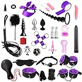 Sex Toys Restraint Set for Sex Sex Bondage BDSM Leather Bondage Sets Restraint Kits Adult Sex Product for Women and Couples Toys for Couples Adult Pleasure for Her and Him (28PCS)