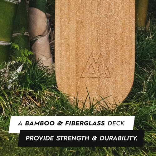 Magneto Bamboo Carving Longboard Complete