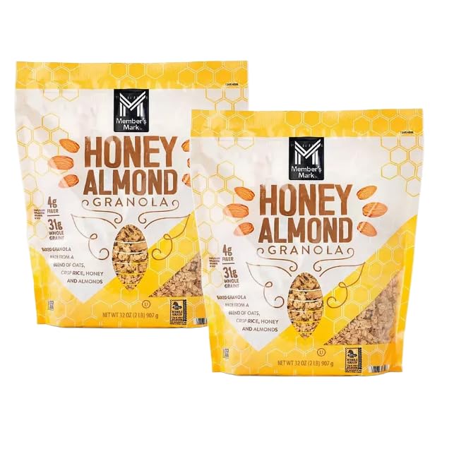 Honey Almond Granola, 32 oz (32 Ounce (2 Pack))