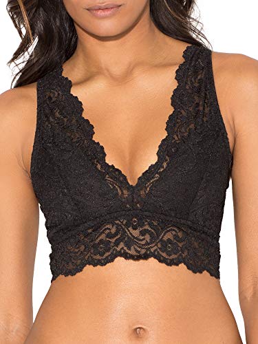 Image of Smart & Sexy Women's Signature Lace Deep V Neck Wireless Bralettes
