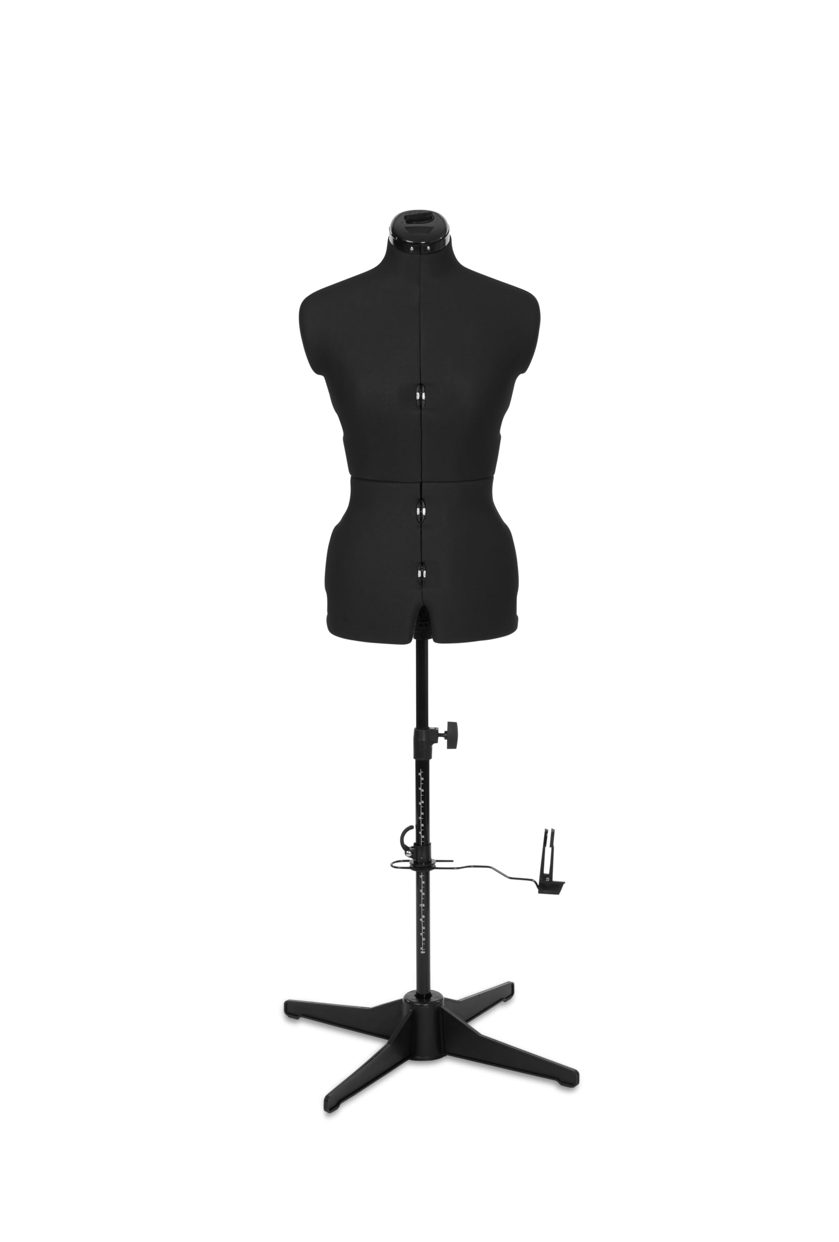 AdjustoformSew Simple 8 Part Small Black Adjustable Dress Form (Dress Size 4-12)