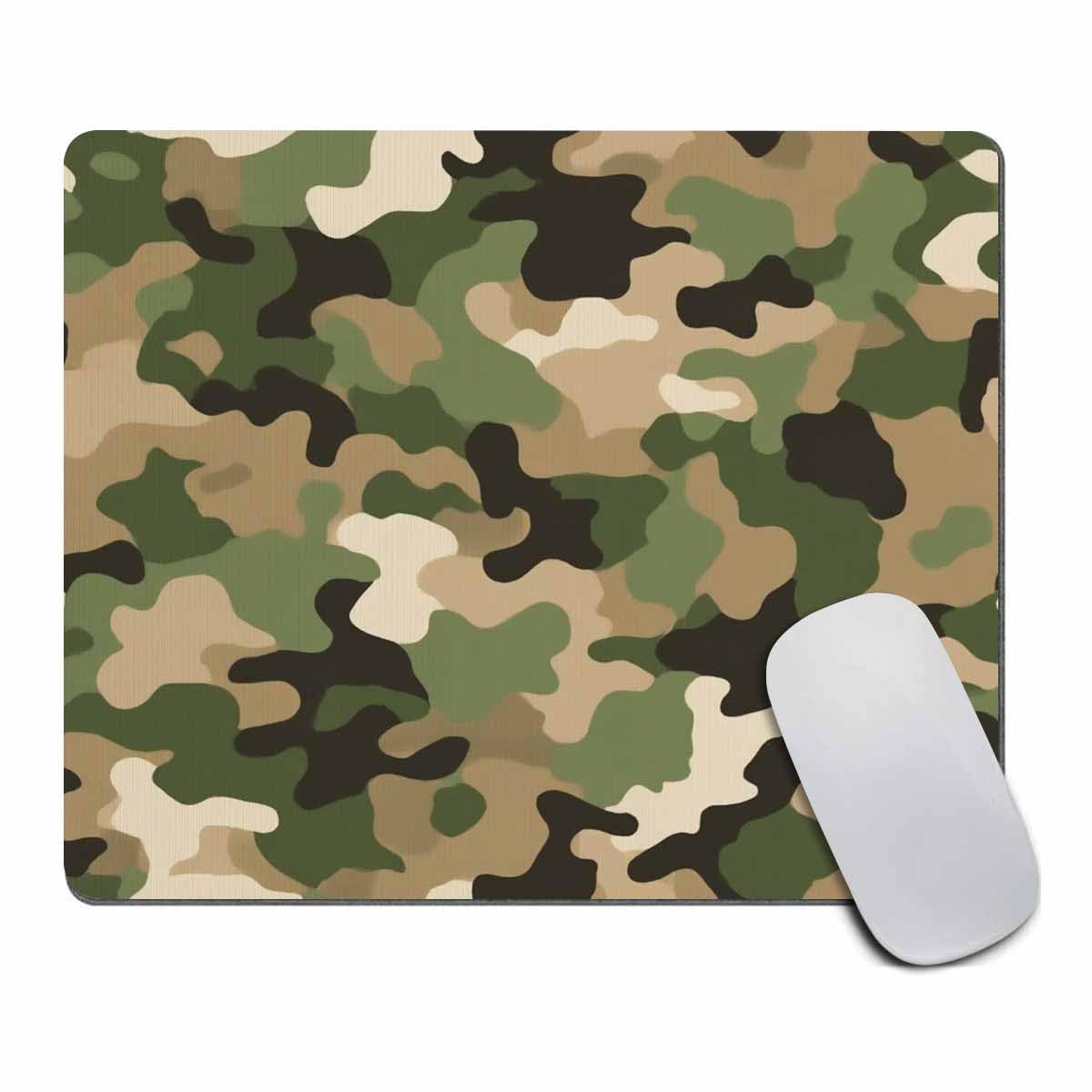 Amcove Army Camouflage Mousepad Custom,Camouflage Mouse pad Non-Slip Rubber Gaming Mousepad Rectangle Mouse Pads for Computers Laptop 9.5 X 7.9 Inch (