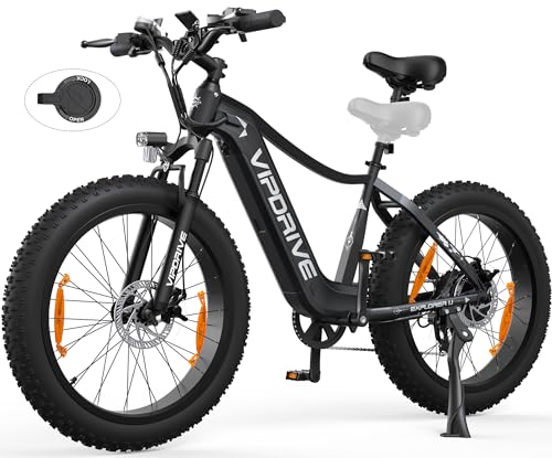 Bicicletas eléctricas de montaña, potencia y aventura en cada ruta 14 Vipdrive Bicicleta Electrica,26" Bici Electrica, Batería Removibl...