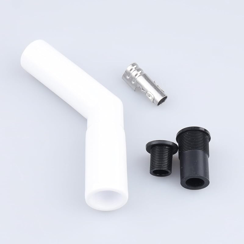 Kit de cachimbo cerâmico de vela de ignição AC PERFORMANCE 45° para cabos de 8 mm – Boot-45-8