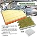 1Pcs Engine Air Filter Replacement for Jeep Grand Cherokee L 3.6L V6 2021-2023 Replacement for Jeep Grand Cherokee L 5.7L V8 2021-2022 Replacement 68376815AA 68542769AA A31764 WA11196 + 1Pcs 5058693AA