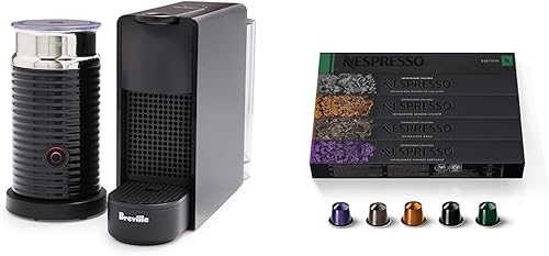 Breville Nespresso Essenza Mini Black Bundle
