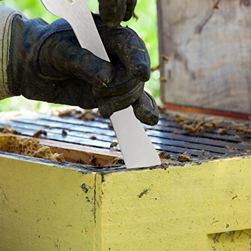 KINGLAKE-GARDEN-Beekeepers-Hive-Tool-10-inch-Beekeeping-EquipmentCleaning-Your-Beekeeping-Supplies-and-Bee-HiveStainless-Steel-Bee-Hive-Scraper-1Pcs