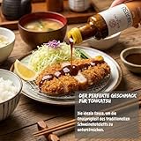 Umami Japanische Tonkatsu Sauce 250ml - Mit Bio-Obst & Gemüse - Für Katsu-Schnitzel, Katsu Sando & Frittiertes - Ohne Zusatzstoffe - Authentischer Geschmack
