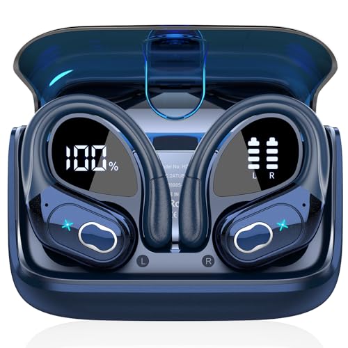 STECEi 164 Language Translator Earbud Real Time, 3-in-1 Bluetooth 5.4 Translator Earbuds with APP, Blue