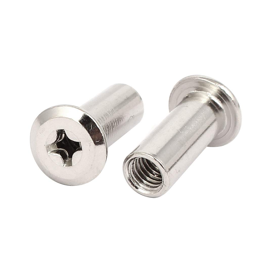 Aexit M6x20mm Rosca Hembra Phillips Cabeza Barril Tuerca Accesorios de Muebles 24 unids (1dd72539d1f8ebb6194f7e5fb74f0ab4)