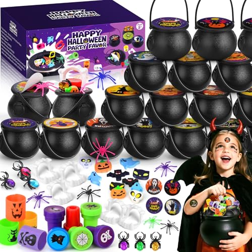 256 PCS Halloween Party Favors, Mini Witches Cauldron, Bulk Halloween Toys - image 1
