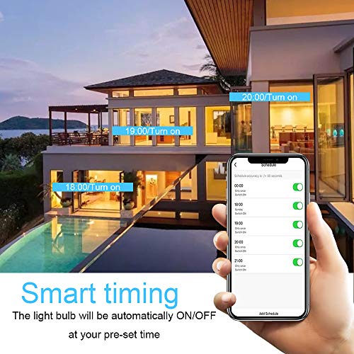 Dogain D-E12-6 Smart Light Bulbs E12 Base Led Light Bulb Color Changing Wifi-Bluetooth Lights Compatible thumb #5