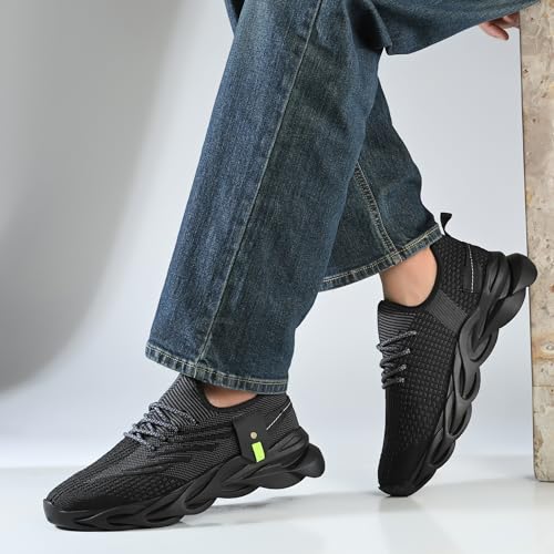 Image of Cruiser Sneaker for Men | Lightweight & Stylish | Breathable Mesh Lace-Up Shoes | Casual Wear, Gym, & Street Style (2644)