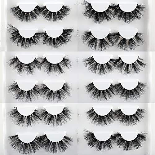 10 Styles Mink Lashes Siberian Eyelashes Fluffy Volume Dramatic Lashes Wholesale Cat Eye
