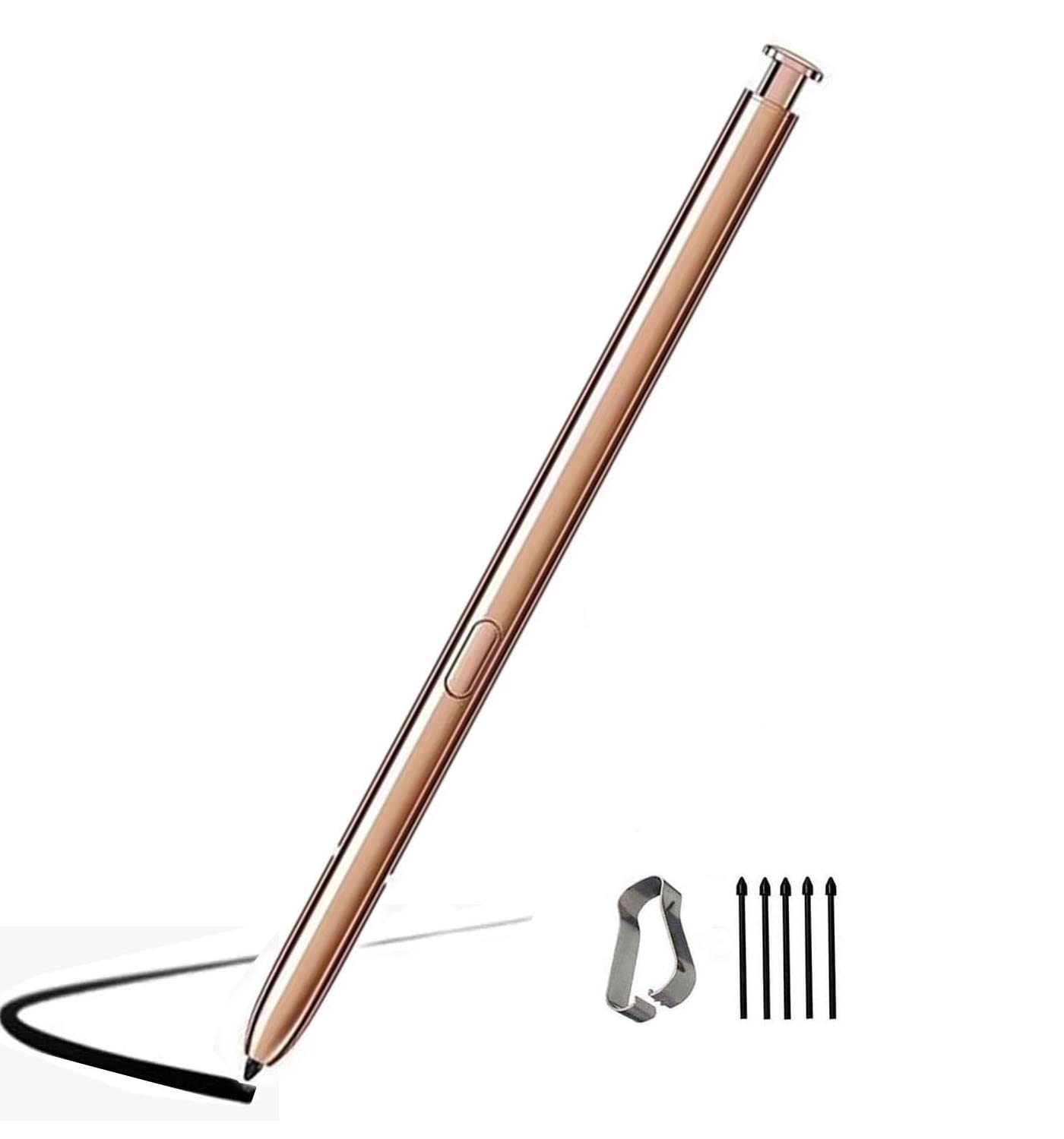 Galaxy Note 20 / Note 20 Ultra S-Pen (Withbluetooth) Replacement , Soft Tips , 4096 Levels of Pressure Sensitivity , Touch Pen Stylus Pen (Mystic Bronze)