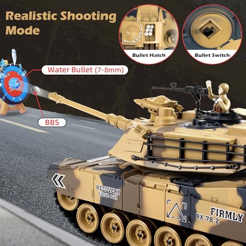1/18 Remote Control Tank, US M1A2 RC Tank - Scale Model Kits Online Store