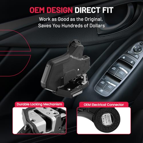 Image of SYERAL Power Door Lock Actuator Rear Right Driver Side Compatible with Toyota Camry 2002-2006, Corolla 2005-2008 Replaces 931-431 69050AA040