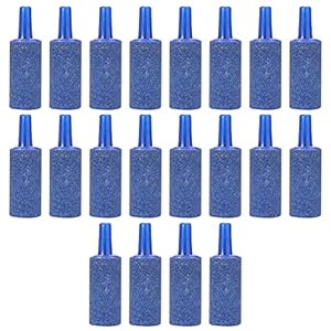 Helweet Acquario Air Stone, Pietra Aria Acquario, Pietre Porose Dell’Acquario, Pietra di Ossigeno per Acquario, Adatto per Acquari Domestici per L’Approvvigionamento di Ossigeno, 20 Pezzi