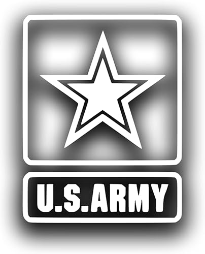 KCD3364 - Adhesivo de vinilo para automóviles, camiones, ventanas, parachoques, paredes, laptops, 5.75 pulgadas en el punto más grande, color blanco