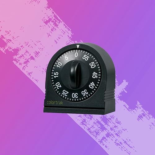 Miniatura 5 de Temporizador de 60 minutos Colortrak, de color negro