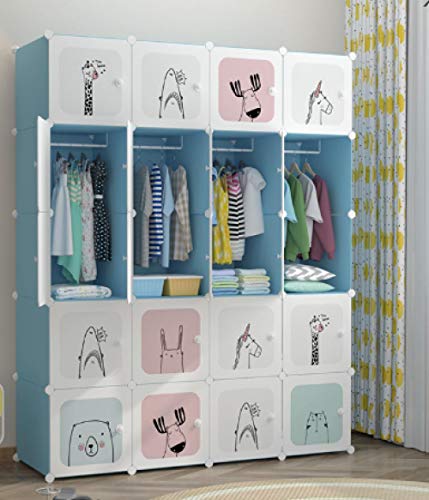 Armario infantil de plástico moderno de dibujos animados - Armario almacenamiento 20-4 2