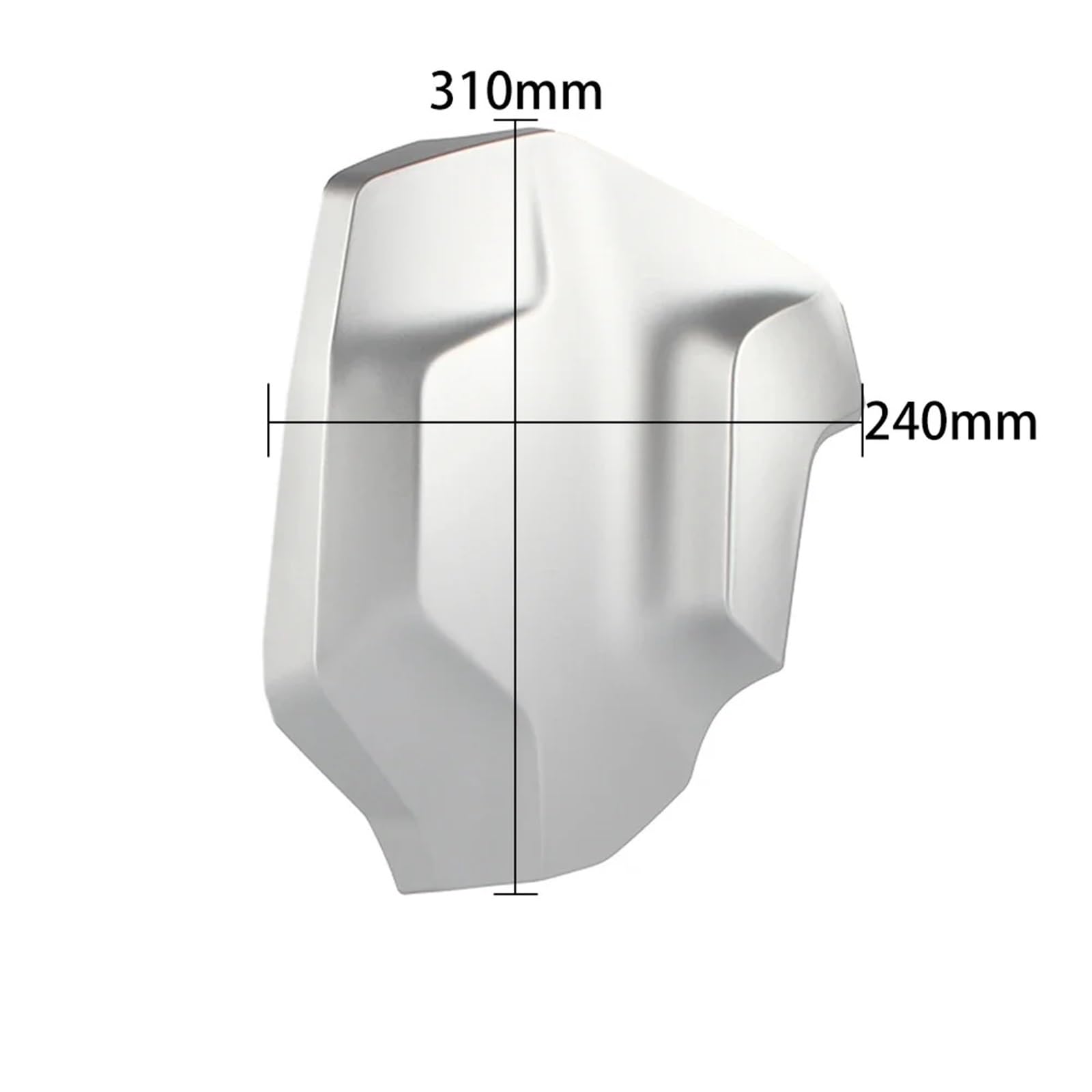 Przednia Osłona Chłodnicy Osłona ramy motocykla, osłona chłodnicy, przedni panel boczny, pasuje do BMW R1250GS Adventure 2018-2023 R 1250 GS R1250 ADV(Unpainted)
