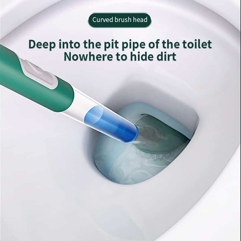 Spazzola Per Vetri In Silicone Morbido | Pulitore Per Doccia E Finestre | Con Gancio | Verde | Antigraffio E Multiuso