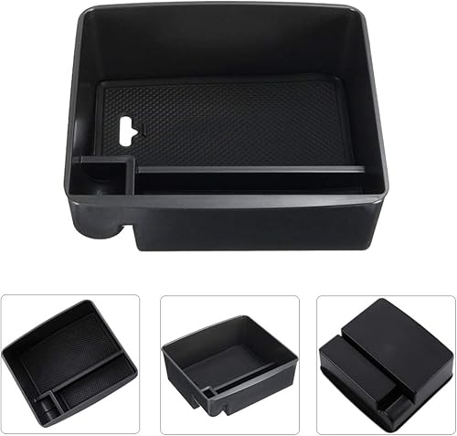 Miniatura 5 de AUTOXBERT Organizador de consola central, bandeja para reposabrazos, caja de almacenamiento para Toyota Land Cruiser Prado J120/LC120 2004-2009