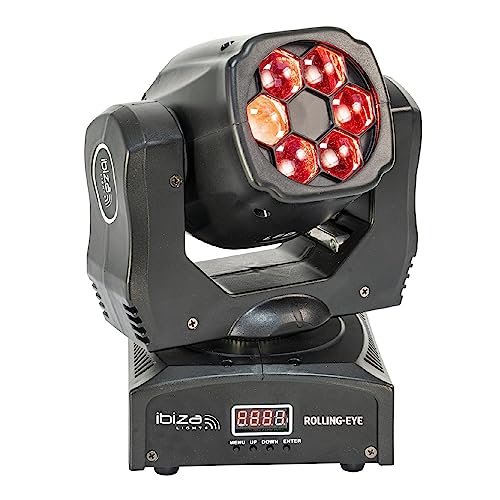 Ibiza Light Lyre wash à effets rotatifs 6 x 12W IBIZA LIGHT ROLLING-EYE