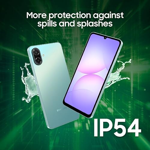 Image of Samsung Galaxy A07 5G (Light Green, 4GB RAM, 128GB Storage) | 6.7 inch HD+ 120Hz Display | MediaTek Dimensity 6300 | 50MP + 2MP Rear Camera | 6000 mAh Battery