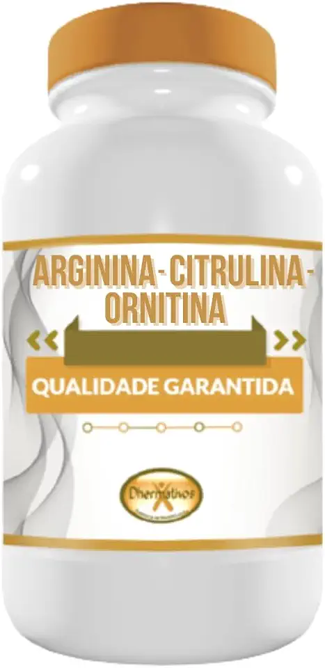 Arginina 200mg +citrulina 200mg+ornitina 100mg 120 Cápsulas