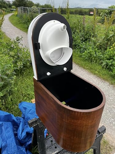 Free Range Designs Urine Separator | Complete Urine Diverter for Compost Toilets | Made in UK (White)…