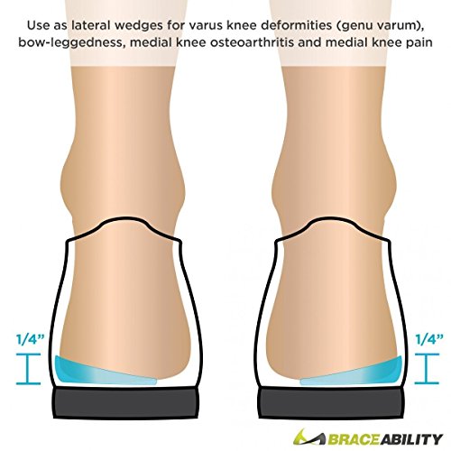 Buy Medial u0026 Lateral Heel Wedge Silicone Insoles (Pair) Online at Low  Prices in India - Amazon.in