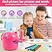 TREEFIA Drawing Robot for Kids, Drawing Robot for Kids 6 7 8 9 10 11 12 Year Old, Doodle Bot Toy with 100 Word Cards & 16 Color Pens for Girls and Boys