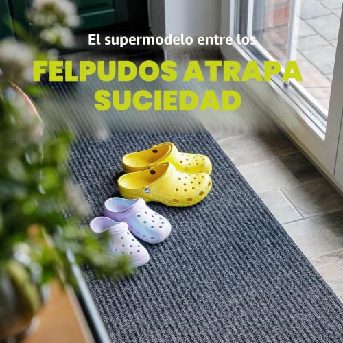 Alfombra de pasillo antideslizante y absorbente Wecon Home Buhai con superficie de 5 mm 6