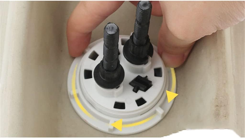 Toilet push button，Toilet Tank Button,Flush Toilet Tank Button Round Shape Toilet Push Flush Buttons Bathroom Accessories 59mm/68mm(59mm)