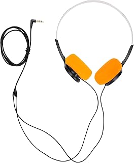 Dpofirs Retro Headphones med Bekväm örondesign | Klassisk design, lätt, bärbar, kompatibel med olika enheter