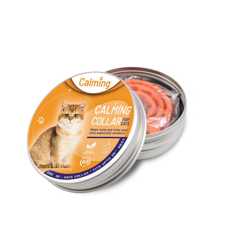 ELVIAN Calming Collar for Cats – Long-Lasting Pheromone Collar (60 Days), Stress & Anxiety Relief for Indoor/Outdoor Cats, Helps with Loud Noises, Travel, Vet Visits & Behavioral Issues - image 2